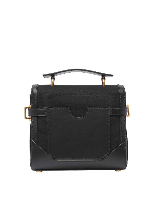 The Best Shops Balmain: cross body bags - Black B-Buzz Handbag