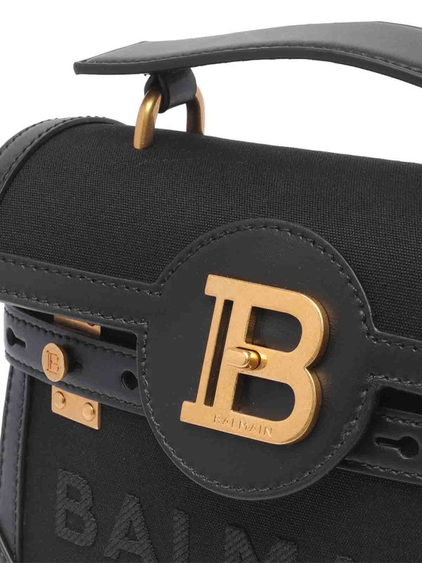 Black B-Buzz Handbag shop online: Balmain