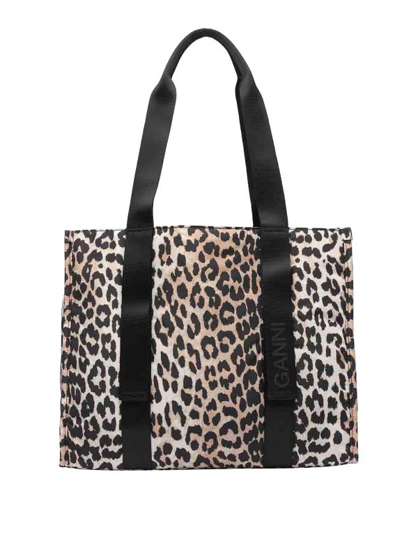 The Best Shops GANNI: cross body bags - Medium recycled tote bag