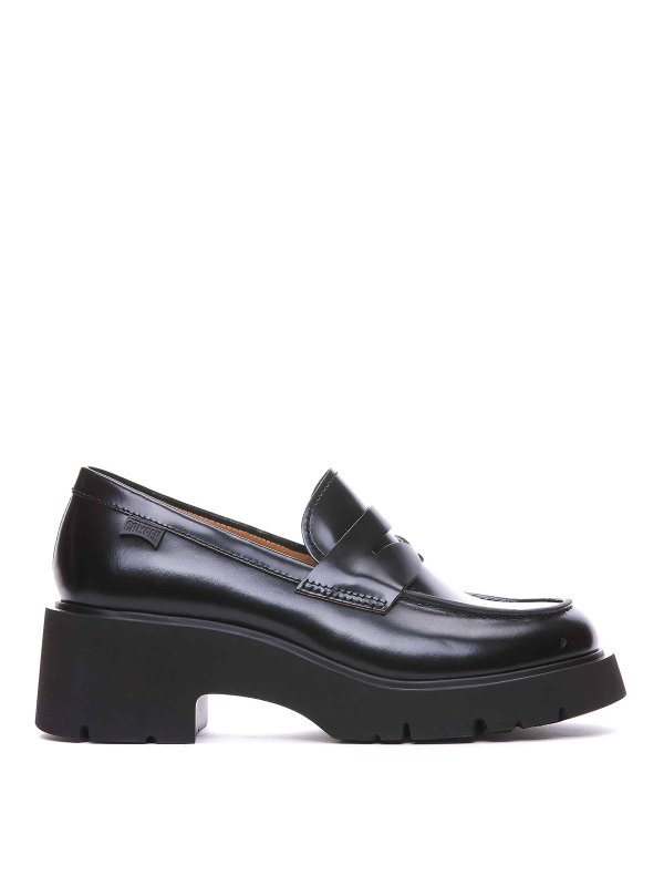 CAMPER: Loafers & Slippers - Camper Black Milah Loafers