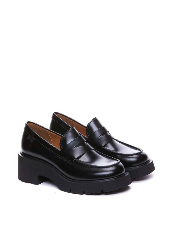 Camper Black Milah Loafers shop online: CAMPER