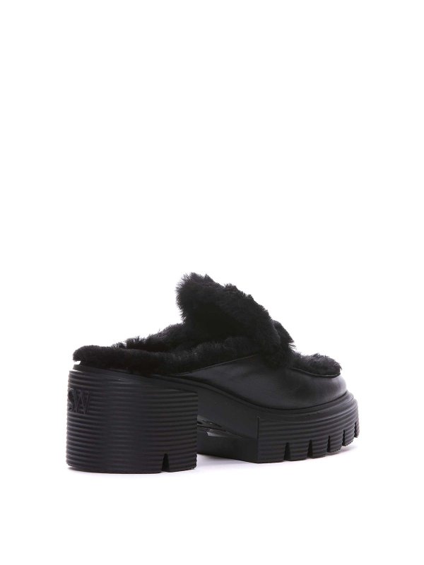Stuart Weitzman: classiche online - Stuart Weitzman Mules Neri con Logo