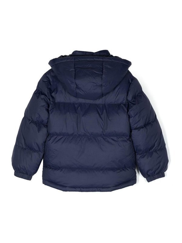 TIMBERLAND: casual jackets online - Navy Blue Padded Jacket with Hood