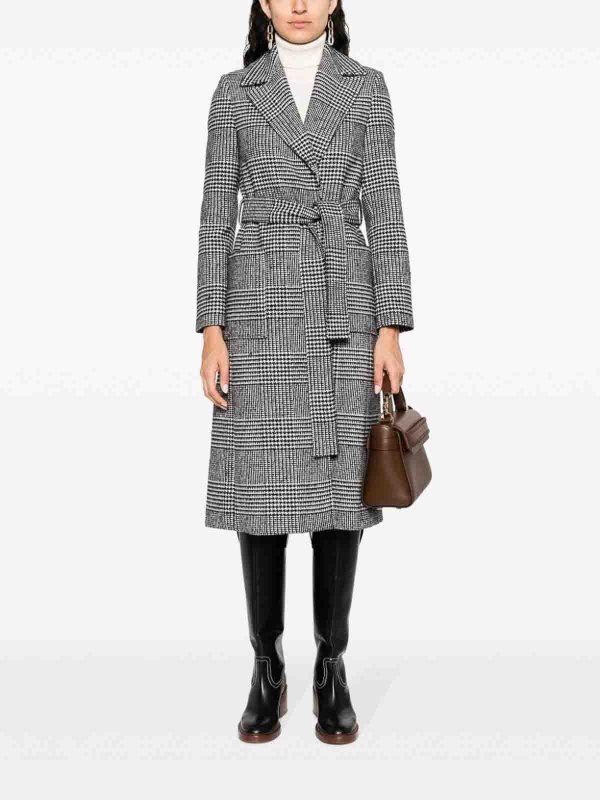 Liu Jo: short coats online - Tied-Waist Midi Coat