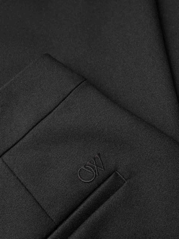 The Best Shops OFF-WHITE: Trousers Shorts - Flared Trousers