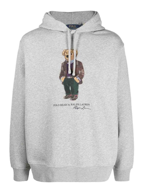 Polo Ralph Lauren Polo bear hoodie - Grey - Men|711000000000