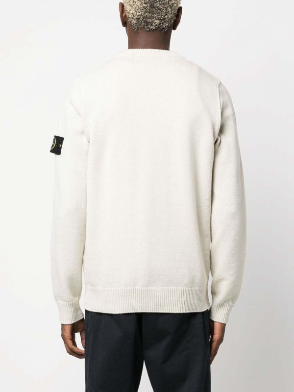 The Best Shops STONE ISLAND: crew necks - Compass Patch Crew Neck