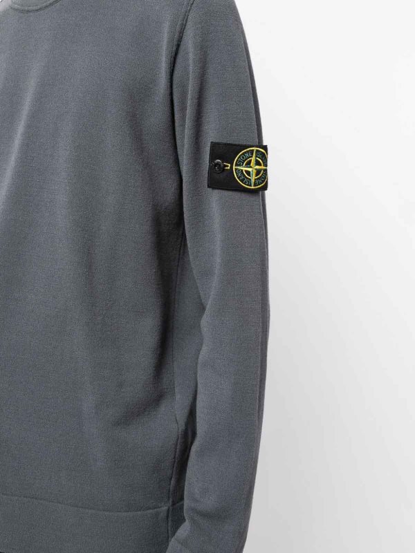 STONE ISLAND buy online Rundhalspullover - Grau