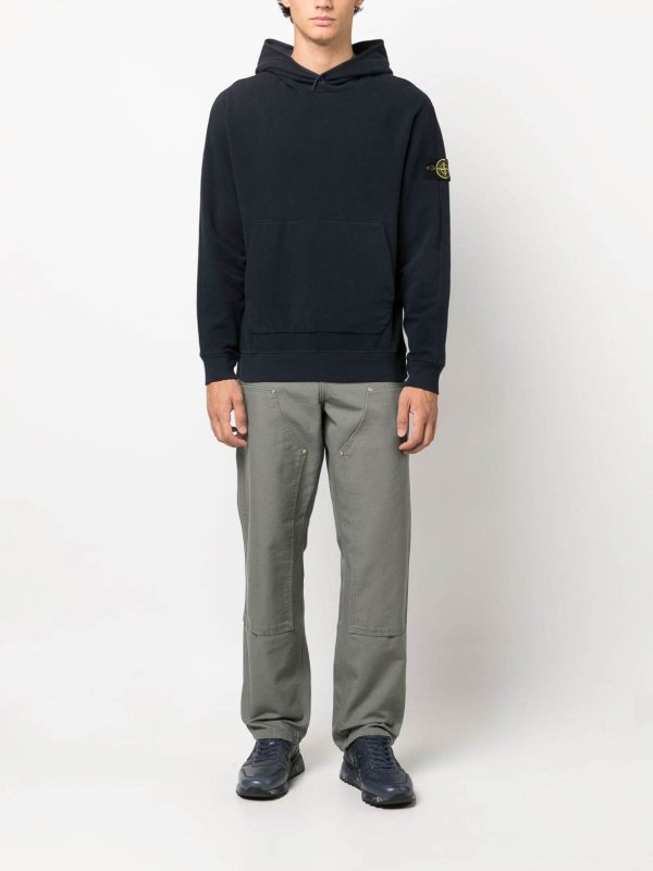 スウェットシャツ/セーター - ブルー shop online: STONE ISLAND