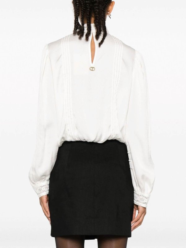 ブラウス - 白 shop online: TWINSET