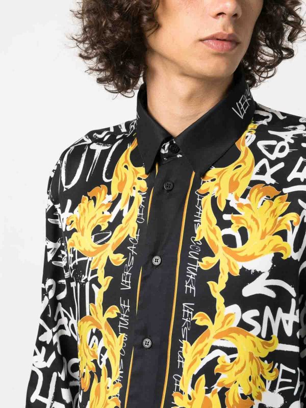 ブーツカットジーンズ - 黒 shop online: Versace Jeans Couture
