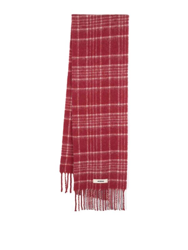 JACQUEMUS: scarves - Checked Scarf