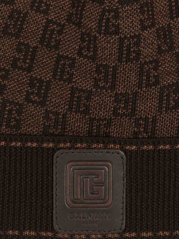 Balmain: Bonnets online - Bonnet - Marron