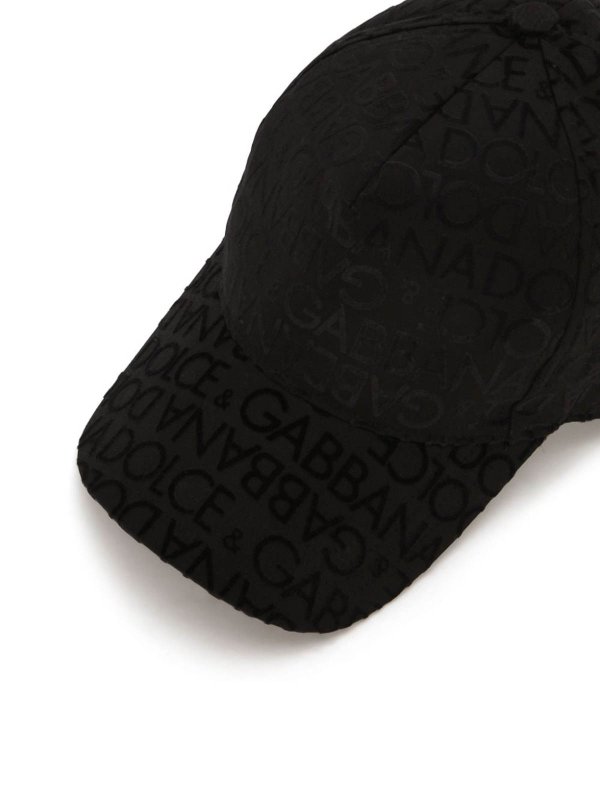 The Best Shops DOLCE & GABBANA: hats & caps - Logo Embossed Cap