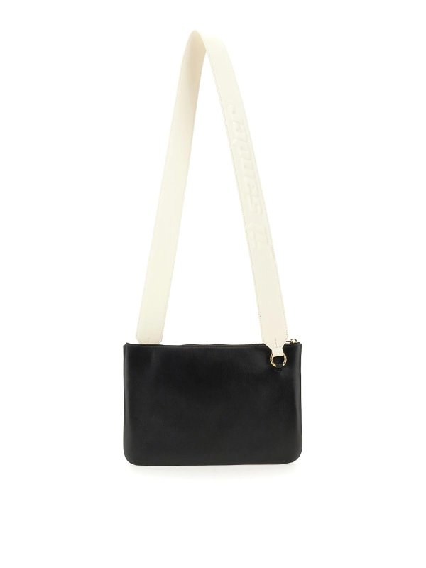 JIL SANDER: Bolsas bandoleras - Bolsa Bandolera - Negro