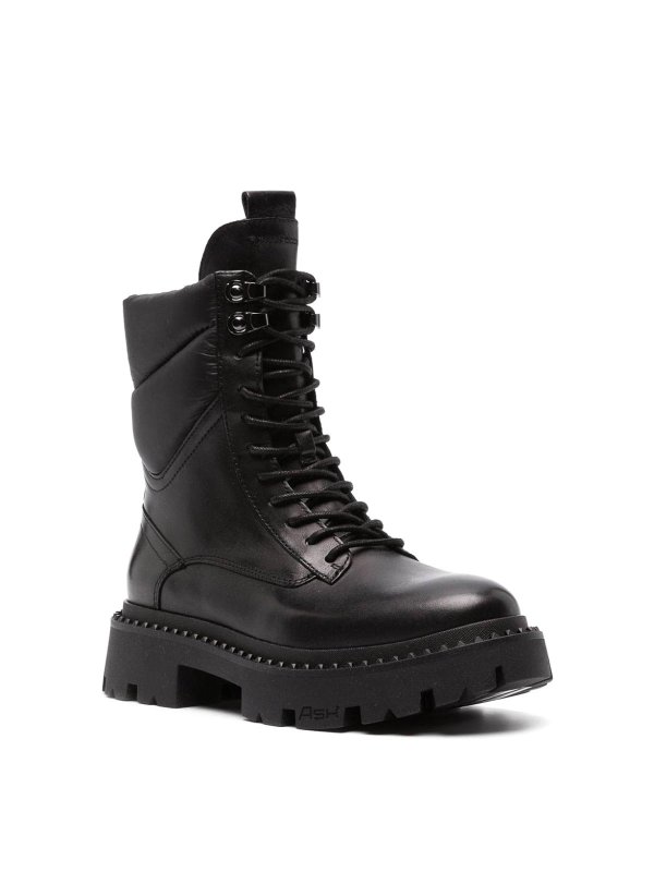 ASH: boots - Lace-Up Combat Boots