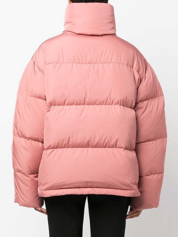 The Best Shops Acne Studios: casual jackets - Logo-print puffer jacket