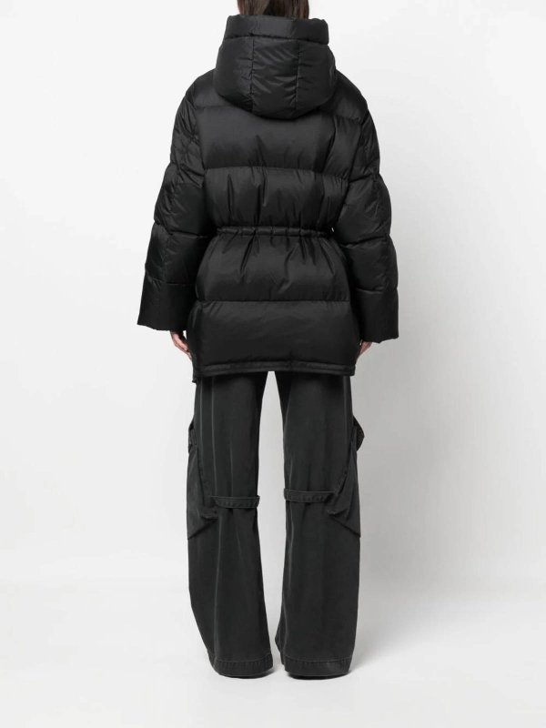 Hooded puffer jacket shop online: Acne Studios