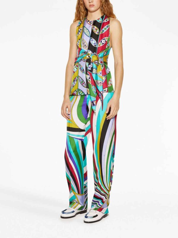 The Best Shops EMILIO PUCCI: Tops und Tank Tops - Top - Bunt