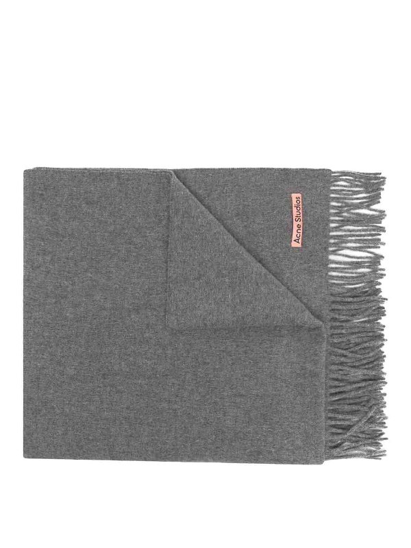 Acne Studios: Schals - Schal - Grau