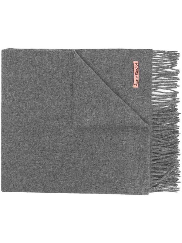 Acne Studios: Schals online - Schal - Grau