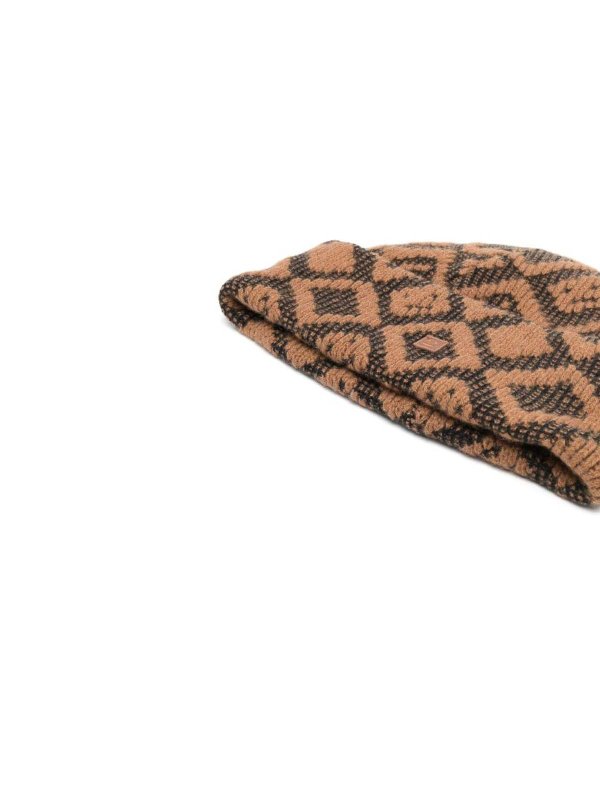 Acne Studios: beanies online - Face tiles beanie