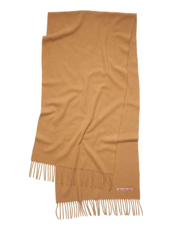 Acne Studios: Schals online - Schal - Beige