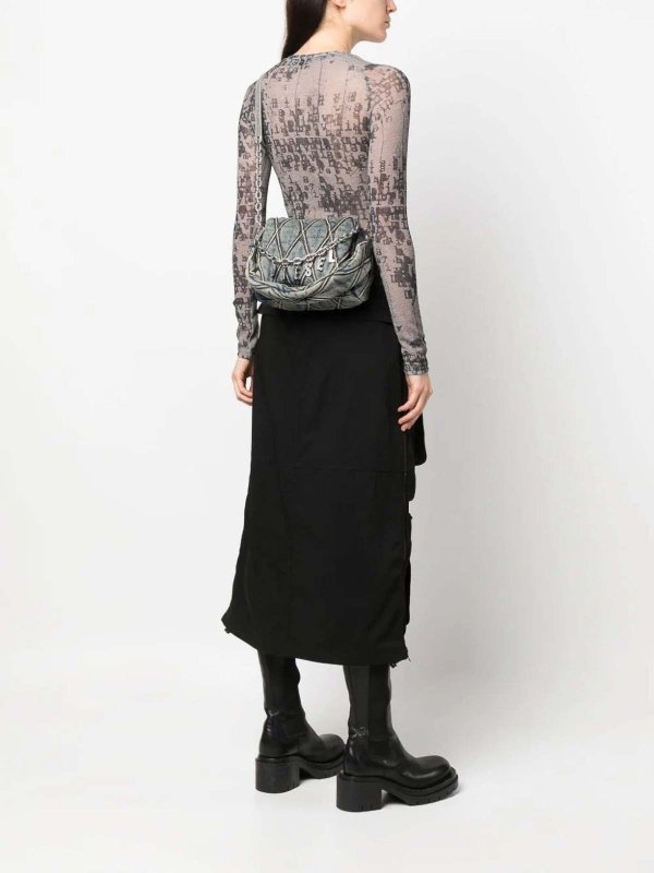 The Best Shops DIESEL: Bolsos de hombro - Bolsa De Hombro - Gris