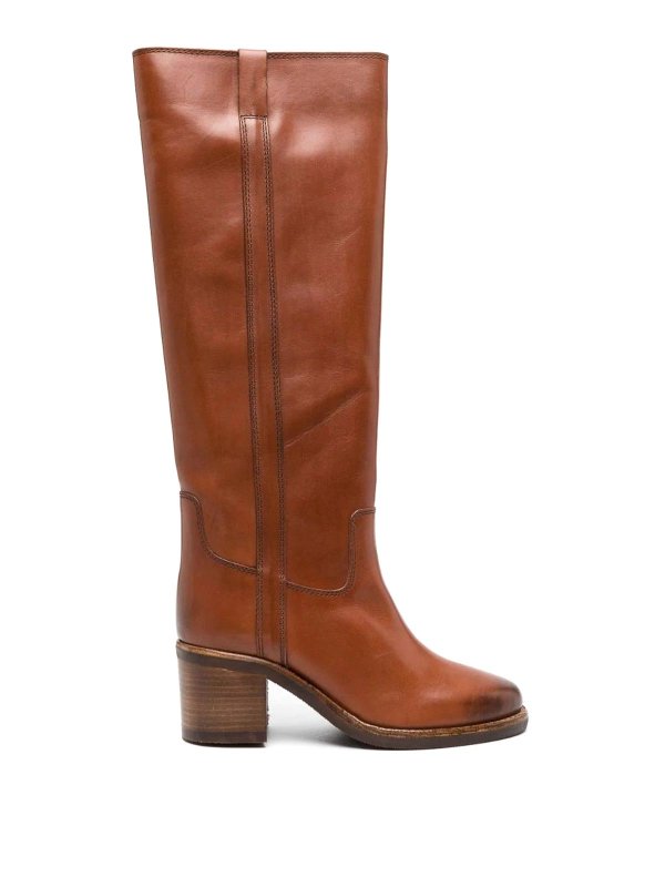 Isabel Marant Etoile: boots - Seenia leather boots