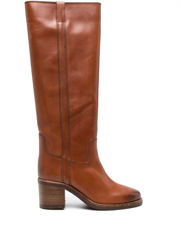 Seenia leather boots shop online: Isabel Marant Etoile