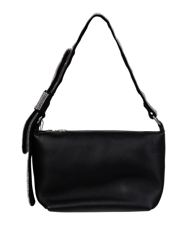 KARA: shoulder bags - Crystal bow shoulder bag