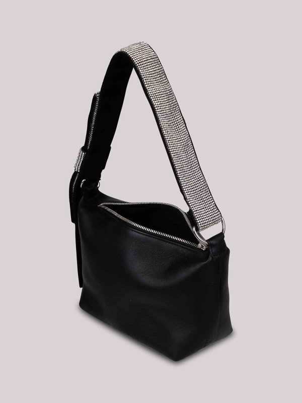Crystal bow shoulder bag shop online: KARA