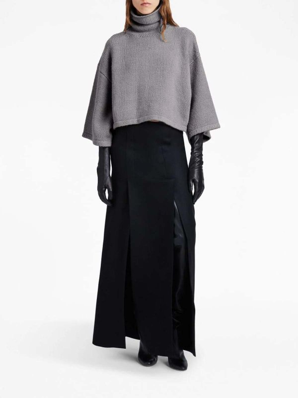 The Best Shops Proenza Schouler: v necks - Double face high neck pullover