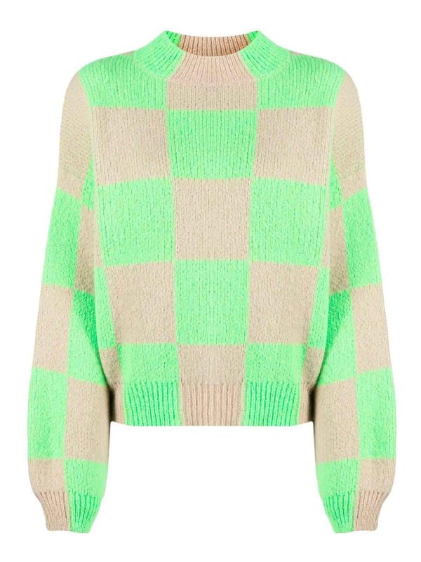 STINE GOYA: Turtlenecks & Polo necks - Adonis sweater - check