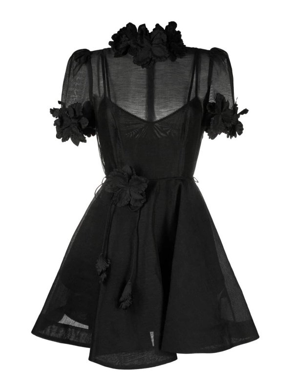 ZIMMERMANN: short dresses - Luminosity liftoff flower mini