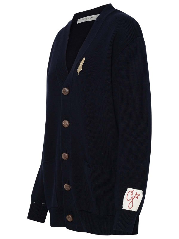 The Best Shops GOLDEN GOOSE: カーディガン - カーディガン - ダークブルー