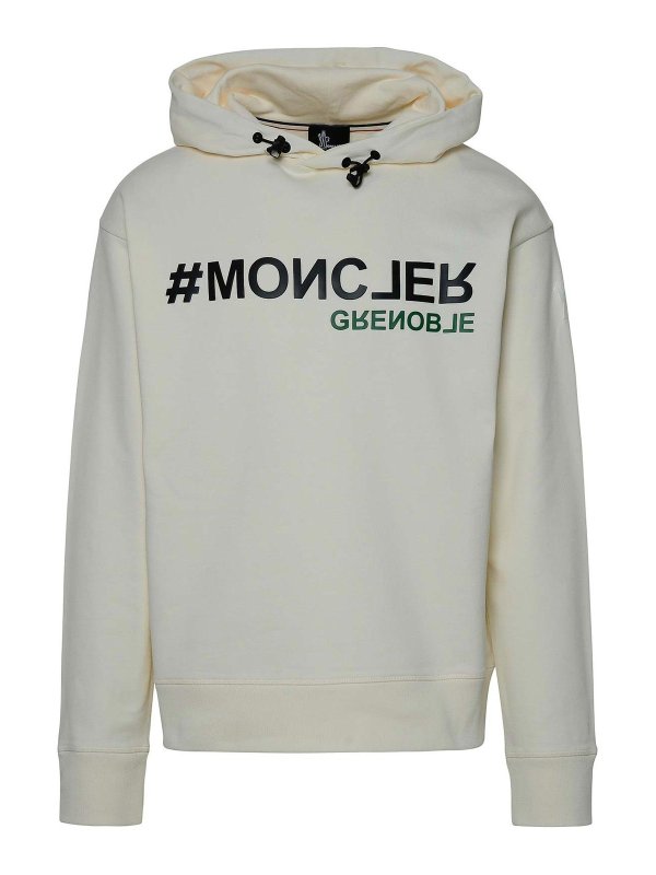 MONCLER: Sweatshirts und Pullover - Sweatshirt - Weiß