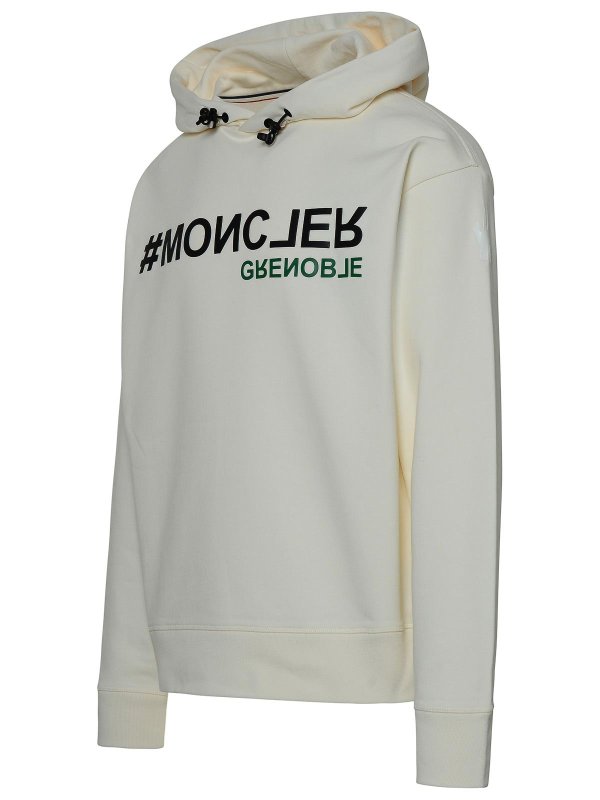 The Best Shops MONCLER: Sweatshirts und Pullover - Sweatshirt - Weiß