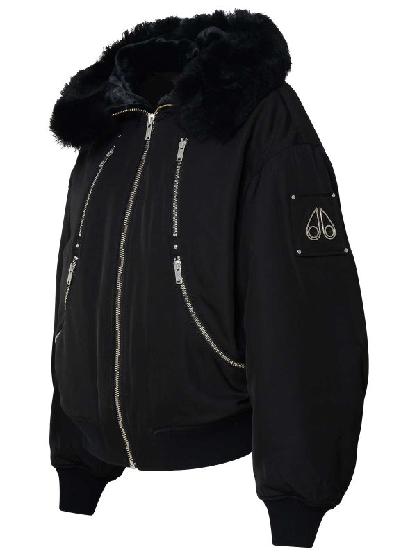 The Best Shops MOOSE KNUCKLES: Chaquetas Bomber - Chaqueta Bomber - Negro