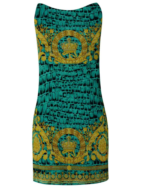 VERSACE: short dresses online - Baroque mini dress
