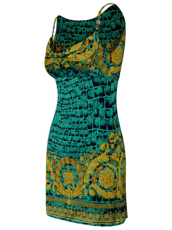 The Best Shops VERSACE: short dresses - Baroque mini dress