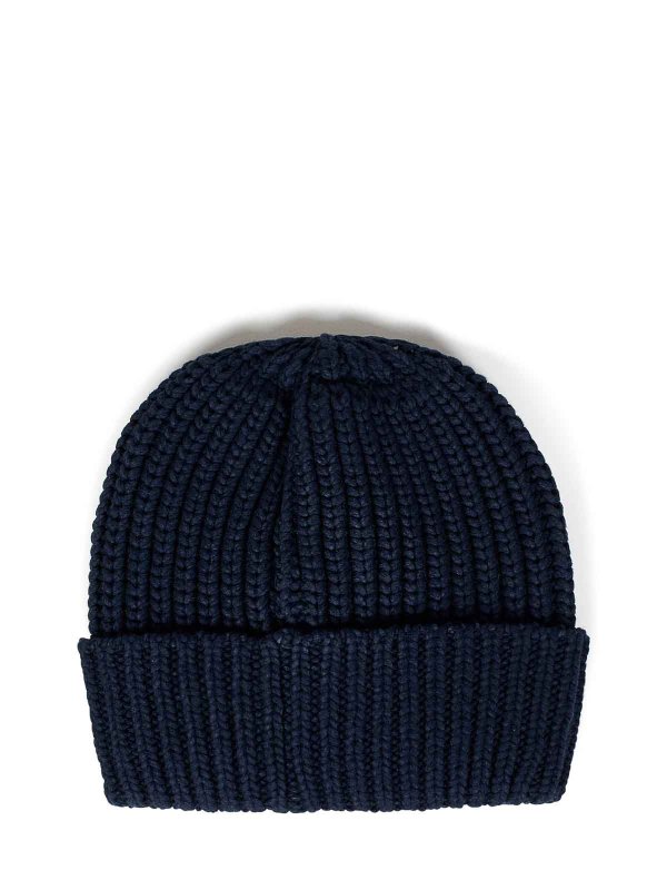 HERNO: hats & caps online - Logo blue hat