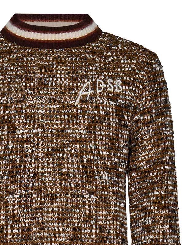 The Best Shops ANDERSSON BELL: Pull col rond - Pull Col Rond - Marron