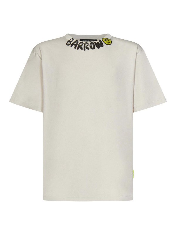 BARROW: Suéteres con cuello pico - Suéter Cuello Redondo - Blanco