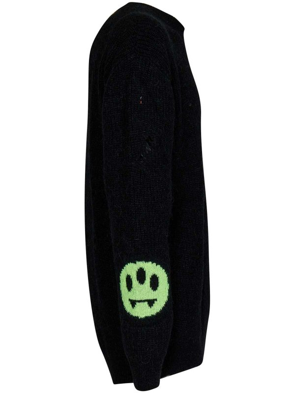 The Best Shops BARROW: Suéteres con cuello pico - Suéter Cuello Redondo - Negro