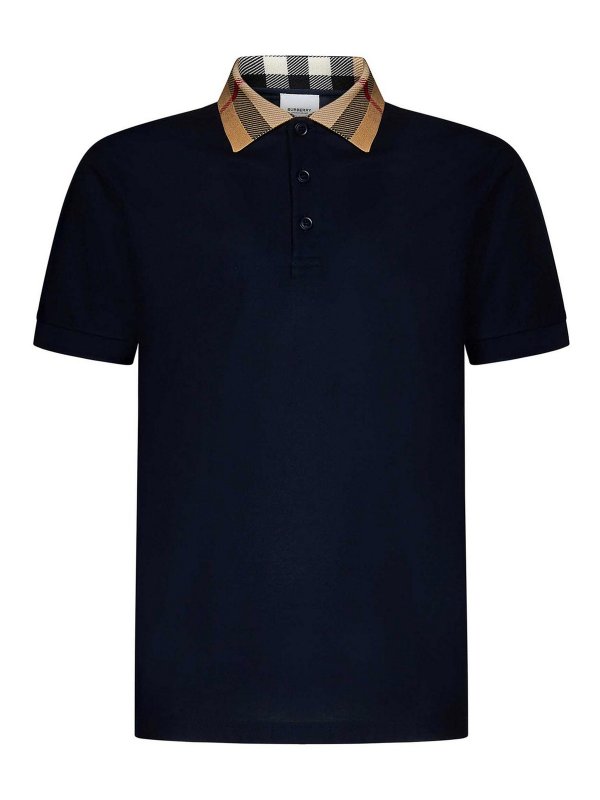 BURBERRY: Poloshirts - Poloshirt - Blau