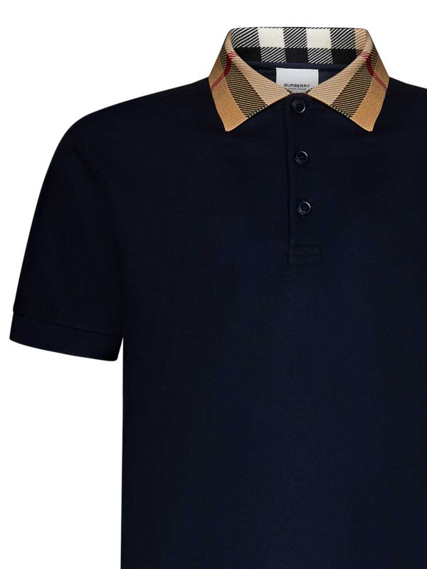 The Best Shops BURBERRY: Poloshirts - Poloshirt - Blau