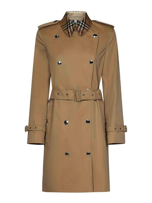 BURBERRY: Manteaux courts - Manteau Court - Beige BURBERRY: Manteaux courts - Manteau Court - Beige