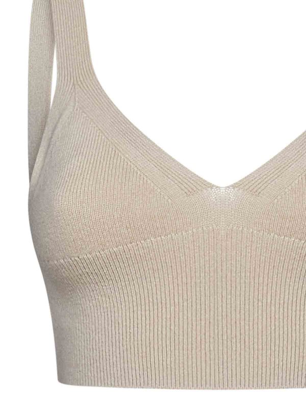 The Best Shops CALVIN KLEIN: トップス＆タンクトップ - トップ/タンクトップ - ベージュ