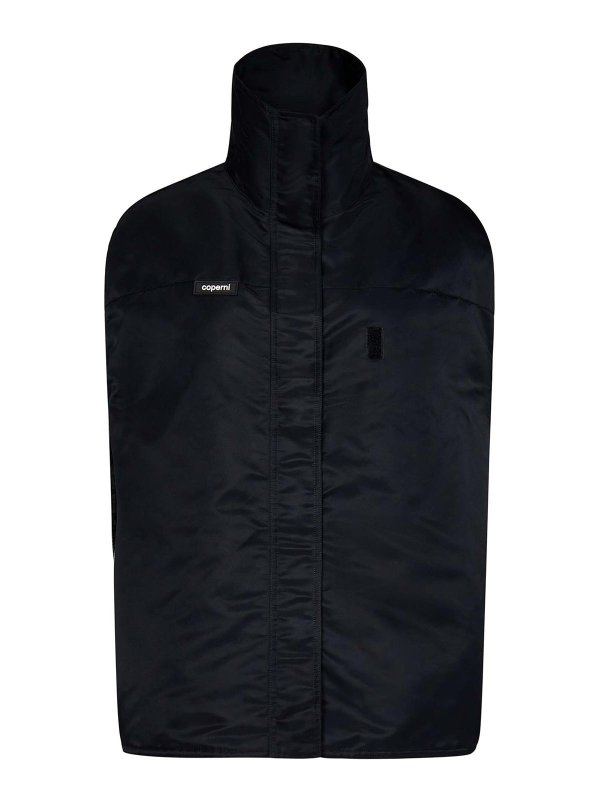 COPERNI: Gilets - Cape - Noir
